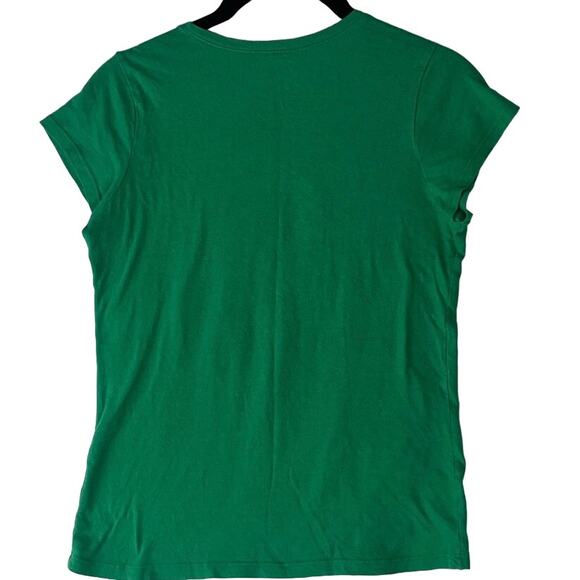 Childrens Place Irish Shamrock Clover St Patricks Day Green T Shirt Size 10/12 - Picture 4 of 6